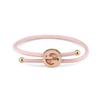 light pink leather