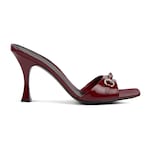 Rosso Ancora shiny leather