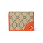 tessuto GG beige e marrone