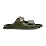 dark green leather