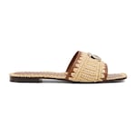 Women's slide sandal with Double G