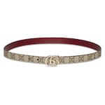 beige GG Supreme and red