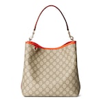 tessuto GG beige e marrone