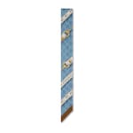 Printed GG silk twill neck bow