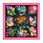 90x90项目印花桑蚕丝方巾