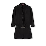 Jumpsuit aus Baumwollpopeline mit Stickerei