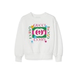 Gucciグッチ チルドレン★ロゴスウェット チルドレンズ〕プリント コットン スウェットシャツ ・ホワイト