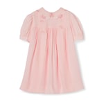 Kinderkleid aus Seide mit Stickerei