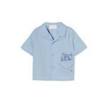 Baby cotton shirt with embroidery
