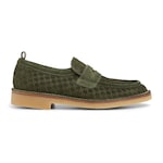 dark green GG suede