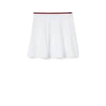 Cotton piquet skirt with Web