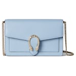 light blue leather