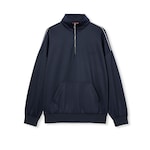 Sweat-shirt en jersey technique avec logo en relief