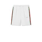Cotton piquet shorts with Web
