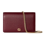 Rosso Ancora red and pink leather