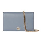 light blue and beige leather