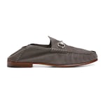 dark grey suede