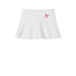 Cotton canvas skirt with patch