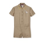  Jumpsuit aus GG Seidentwill mit Print