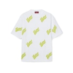white and lime green