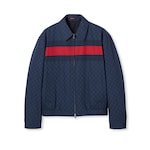 GG cotton poplin jacket with Web