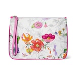Printed silk small pouch