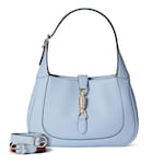 light blue leather