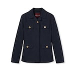 Cotton canvas jacket with embroidery