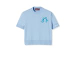 Maglia in lana ultrafine con patch