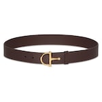 dark brown grainy leather