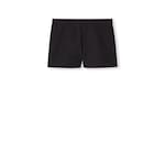 Shorts in tessuto di cotone con ricamo
