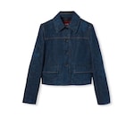 Denim jacket with embroidery