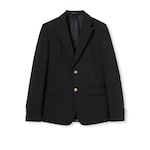 Chaqueta de lana con botonadura sencilla