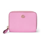 GG Marmont mini zip wallet with Flora
