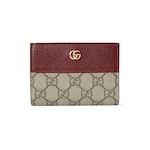 Cartera continental de piel bicolor GG Marmont