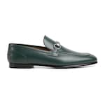 dark green leather