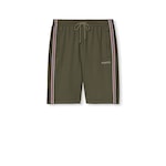 Short en piqué de coton avec broderie