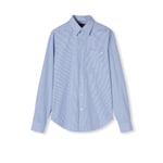 Camicia in popeline di cotone con ricamo