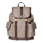 beige and dark brown fabric