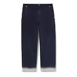 Bleached GG cotton denim jacquard pant