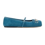 dark blue suede