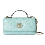 light blue GG leather