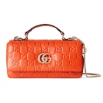 orange GG leather