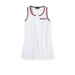 Cotton poplin dress with Web