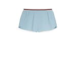 Cotton piquet shorts with Web