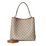 tessuto beige e marrone scuro