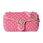 bouclé GG rose et rouge