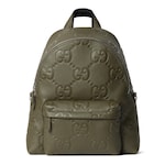 dark green GG leather