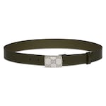dark green smooth leather