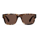 brown and dark green